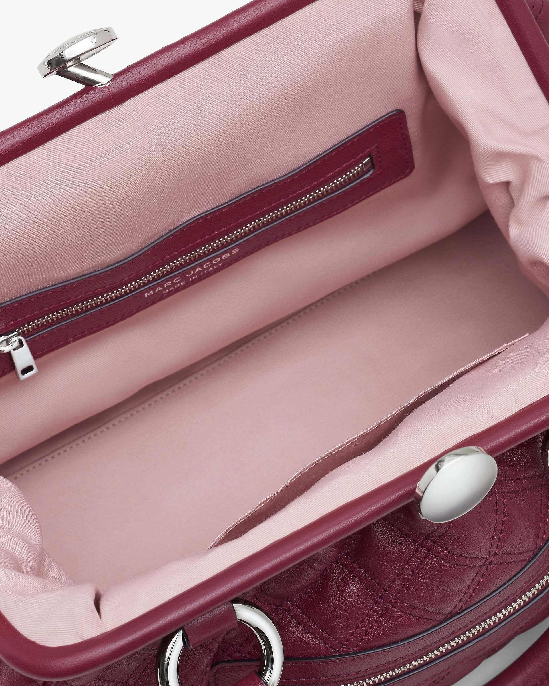 Re-Edition Quilted Leather Stam Bag - Cherry