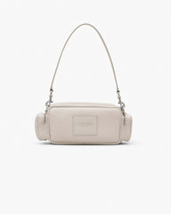 The Leather Cargo Bag - Cotton/Silver