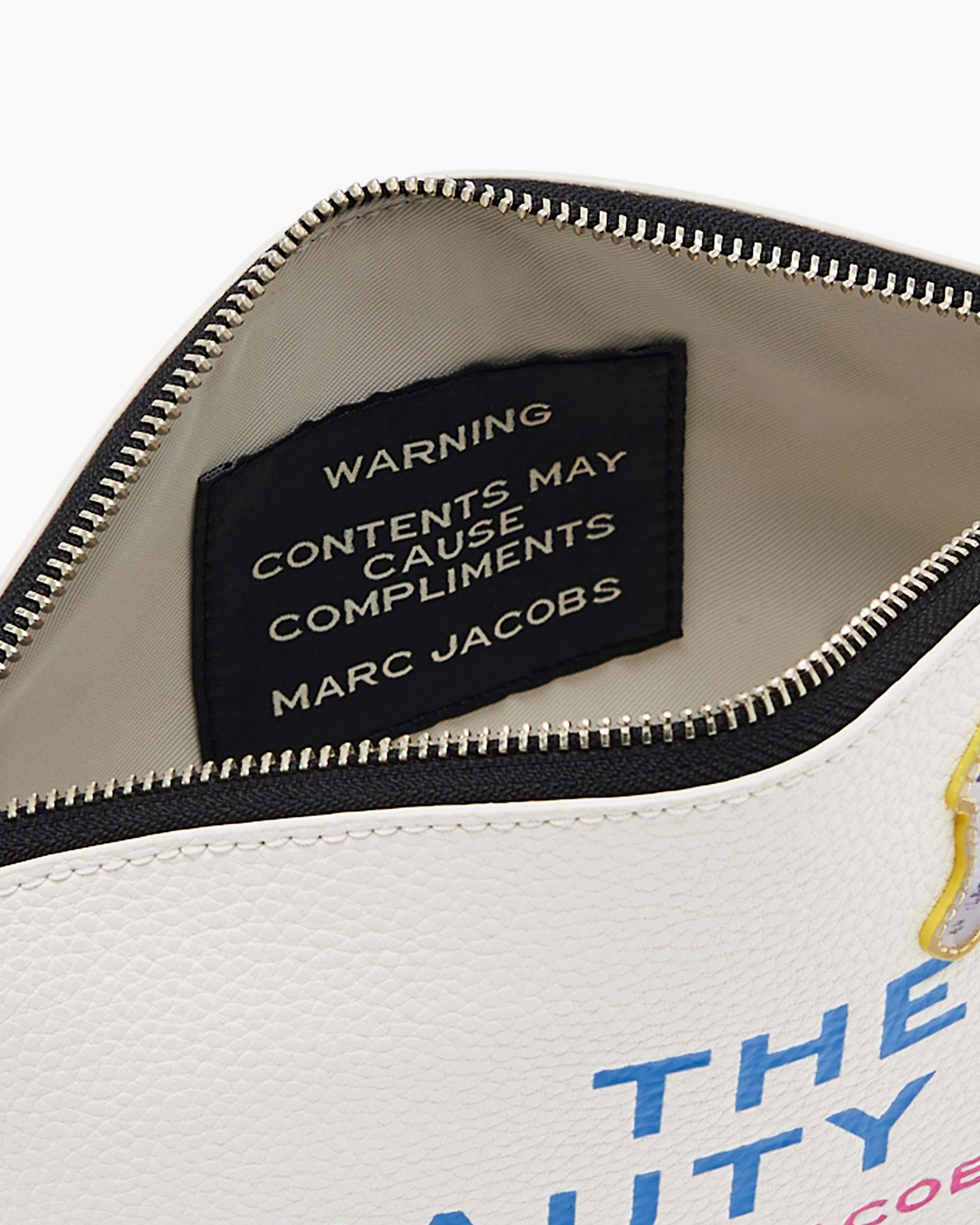 The Sticker Patch Beauty Bag - White Multi