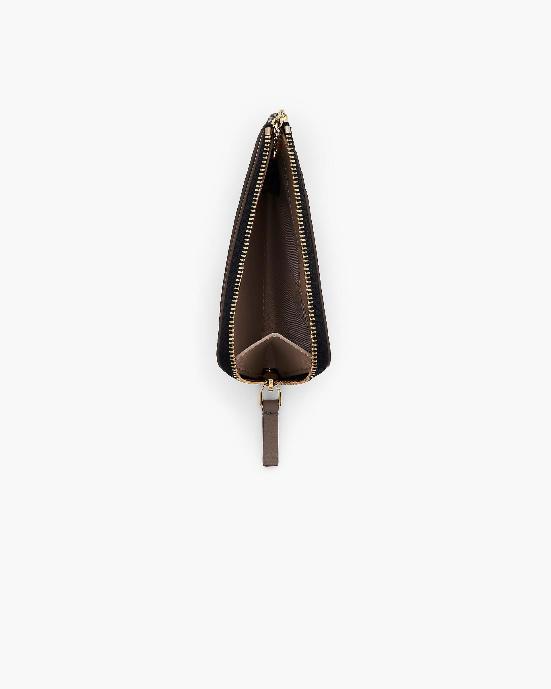 The Leather Top Zip Multi Wallet - Cement|Cement