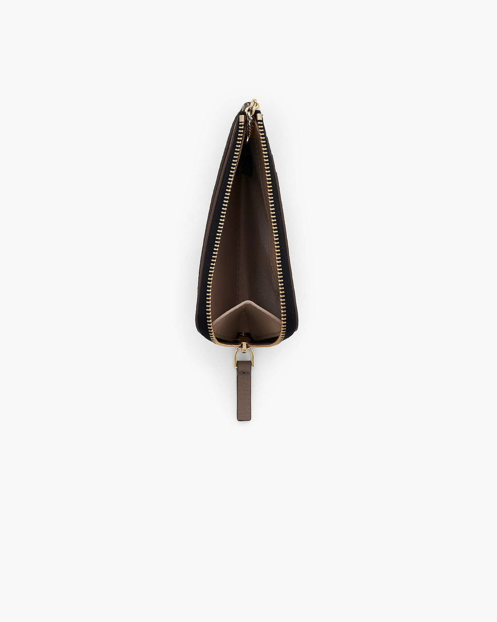 The Leather Top Zip Multi Wallet - Cement|Cement