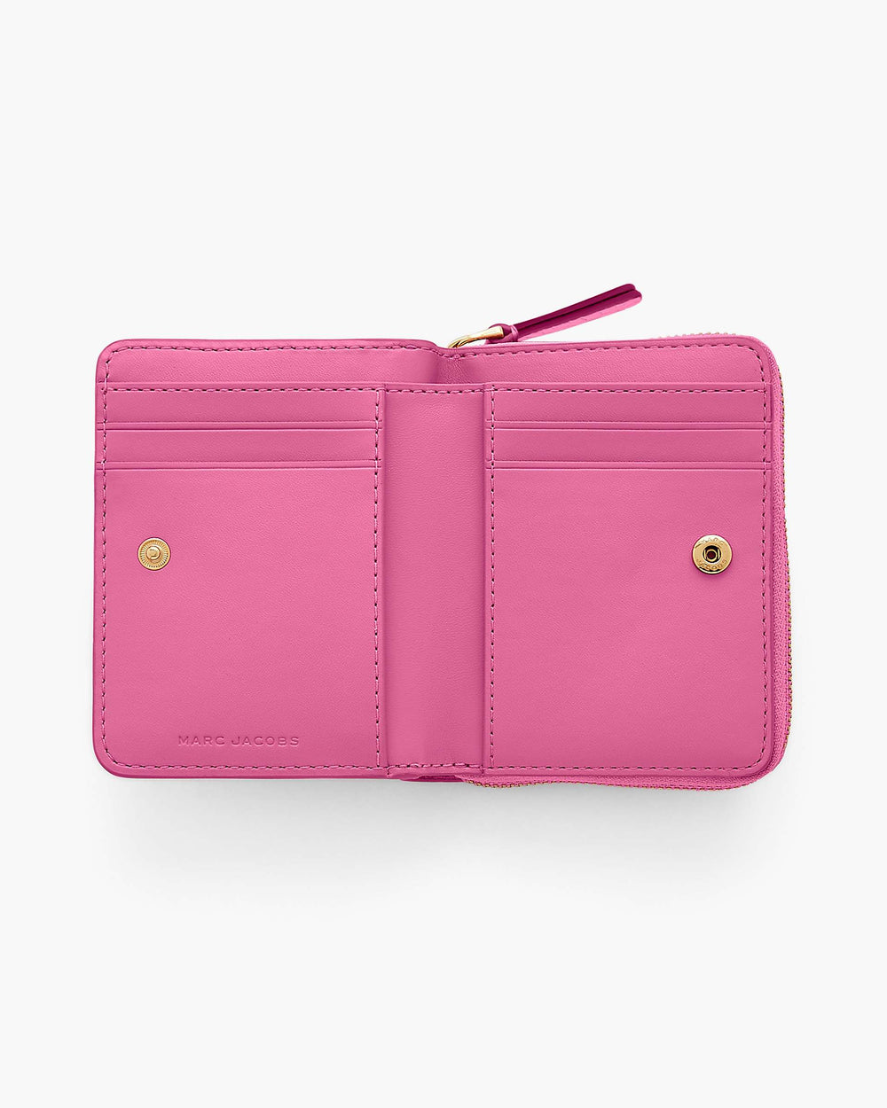 The Leather Mini Compact Wallet - Bow Pink|Bow Pink
