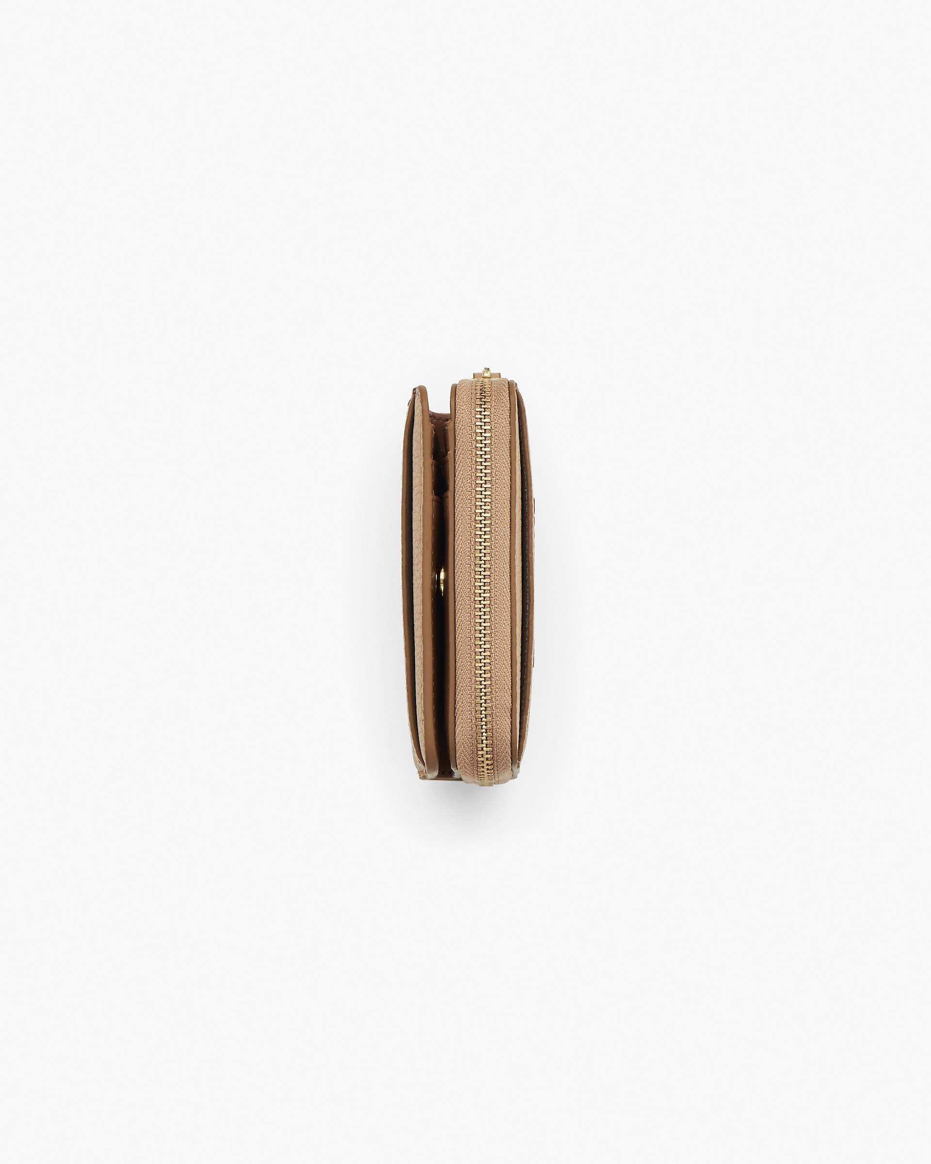 The Leather Mini Compact Wallet - Camel|Camel