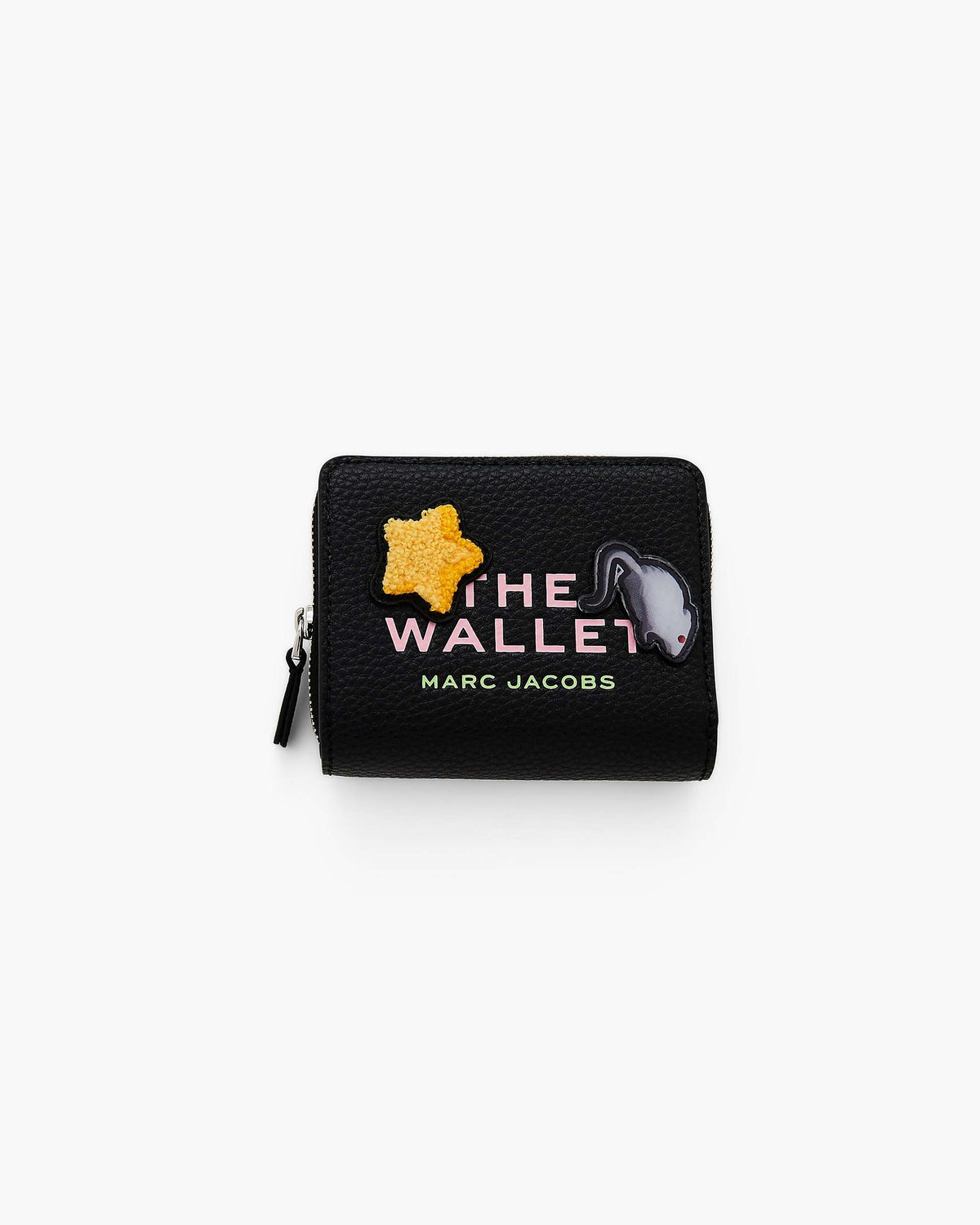 The Sticker Patch Mini Compact Wallet - Black Multi