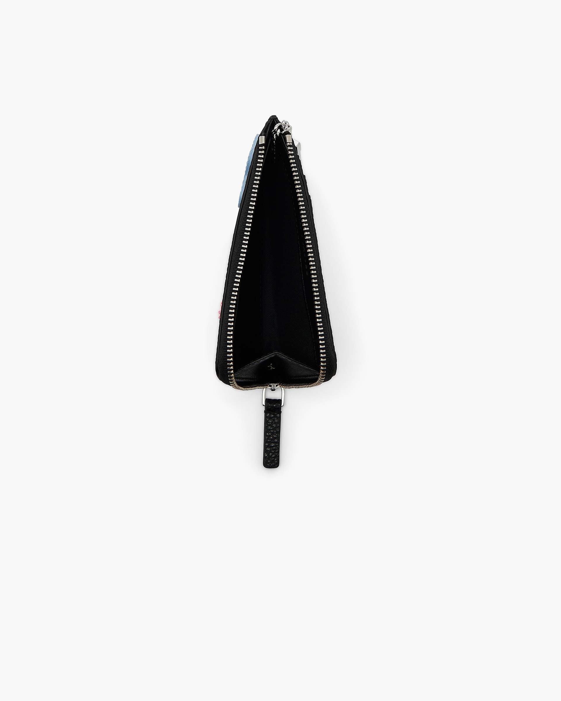 The Sticker Patch Top Zip Multi Wallet - Black Multi