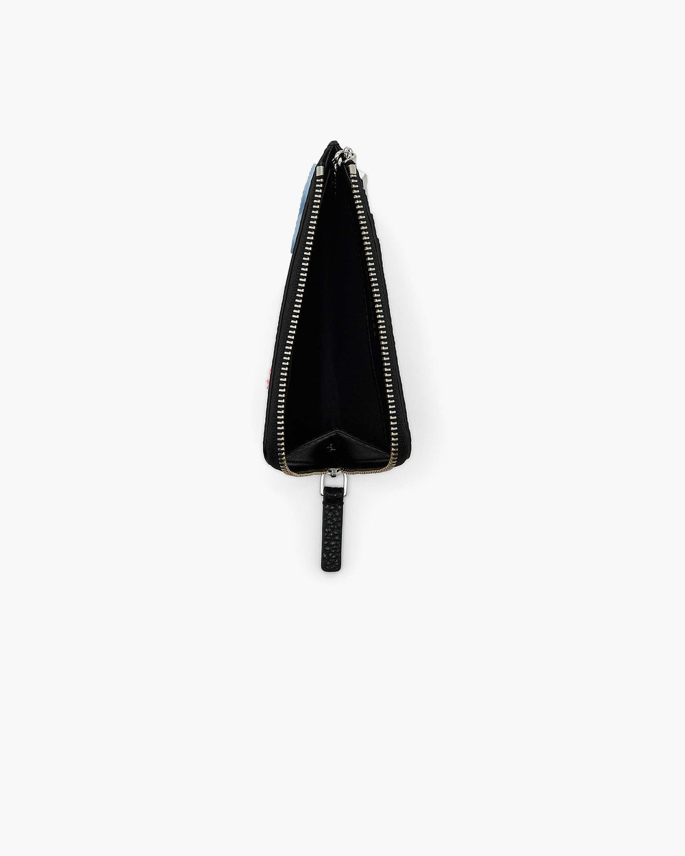 The Sticker Patch Top Zip Multi Wallet - Black Multi