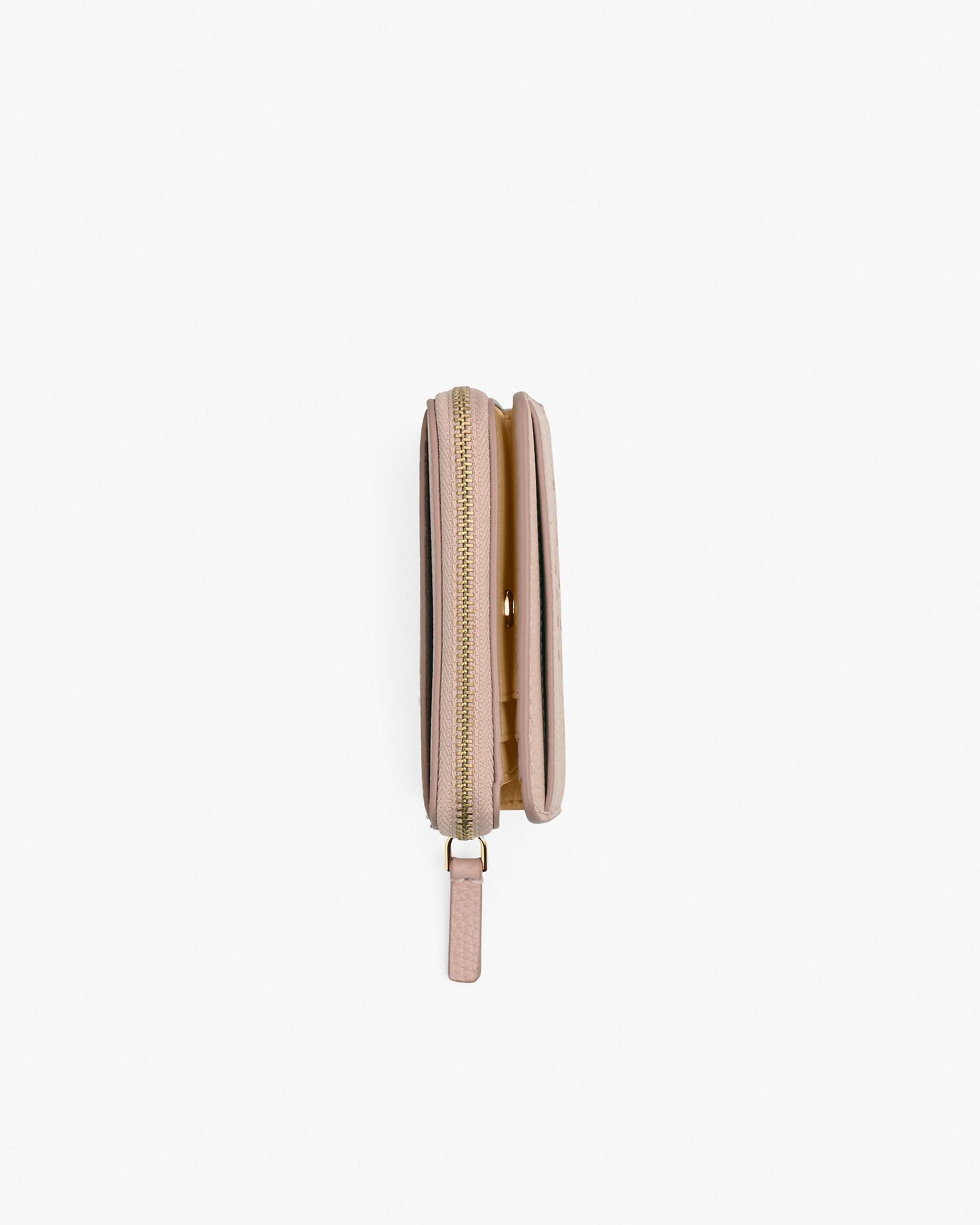 The Leather Mini Compact Wallet - Rose|Rose