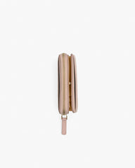The Leather Mini Compact Wallet - Rose|Rose
