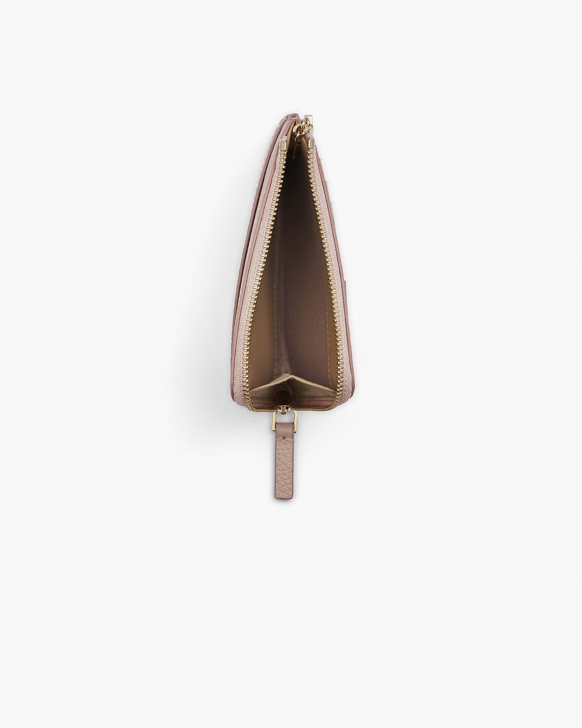 The Leather Top Zip Multi Wallet - Rose|Rose