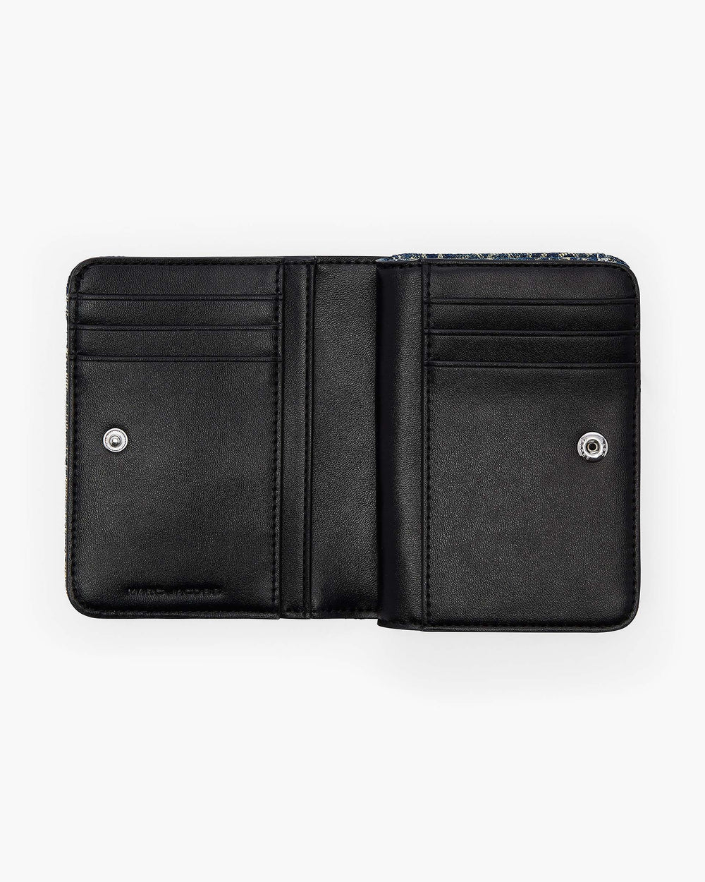 The Monogram Denim J Marc Mini Compact Wallet - Sun Faded Denim