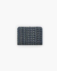The Monogram Denim J Marc Mini Compact Wallet - Sun Faded Denim