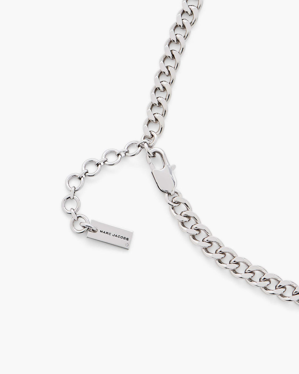 The Sticker Charm Necklace - Silver Multi