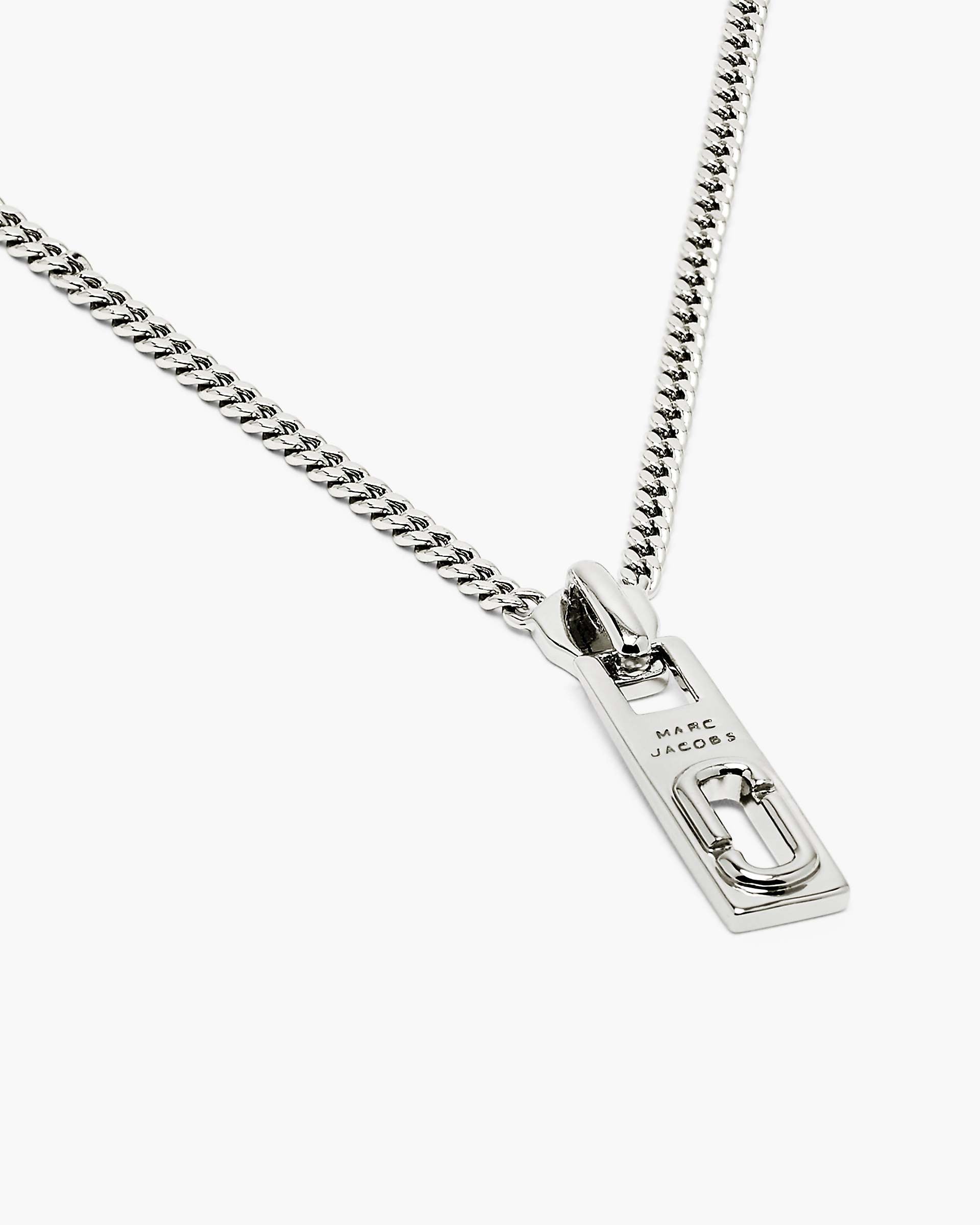 J Marc Zipper Necklace - Silver