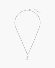 J Marc Zipper Necklace - Silver