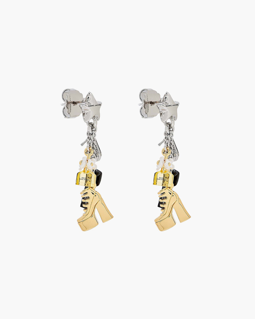 The Mini Icon Charm Earrings - Gold/Silver