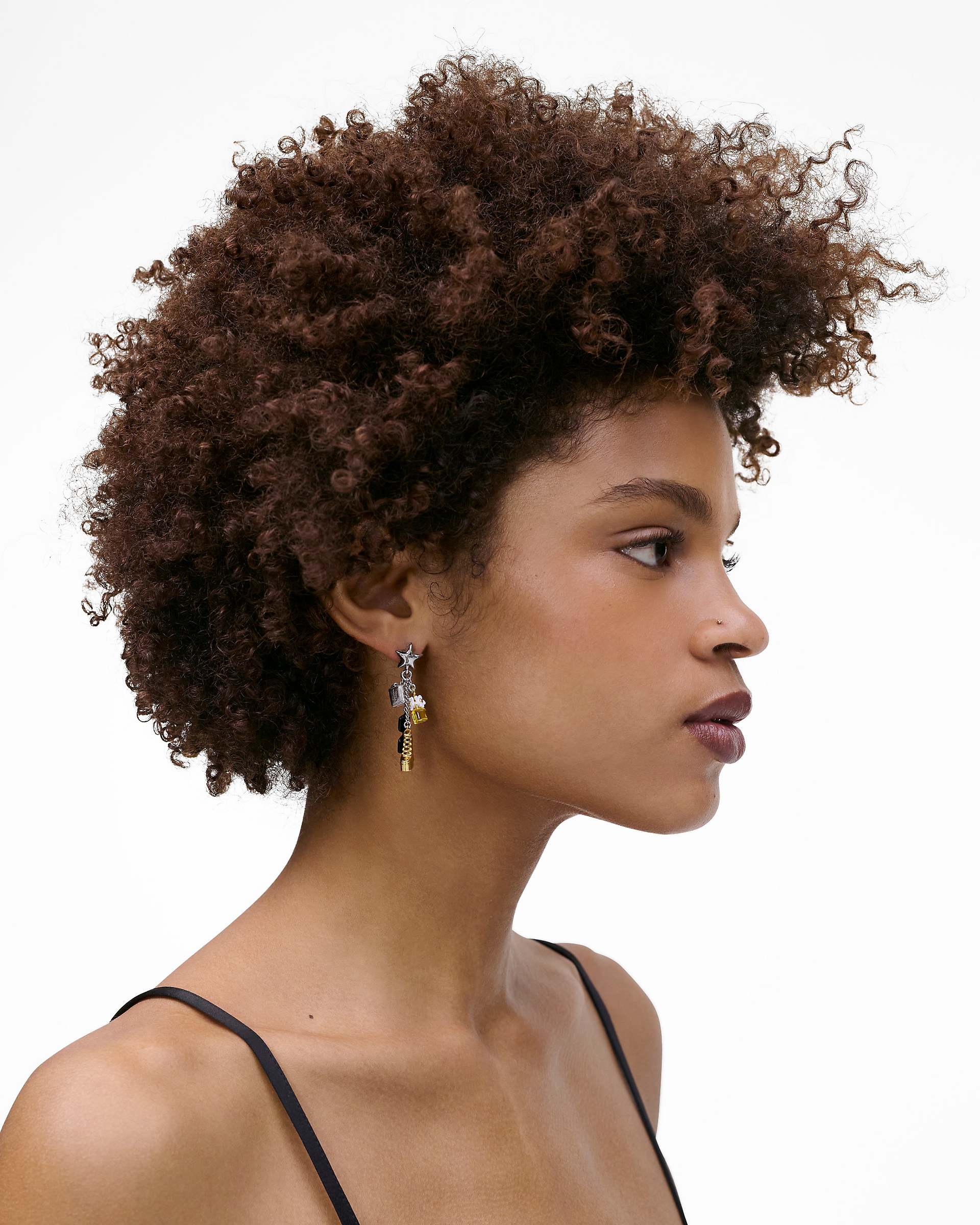 The Mini Icon Charm Earrings - Gold/Silver