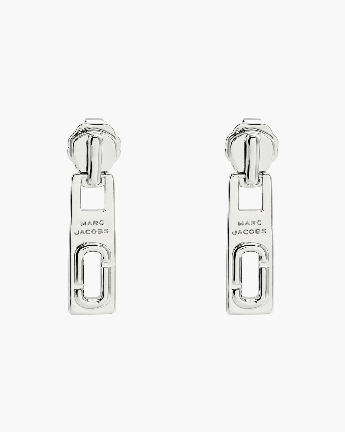 J Marc Zipper Earrings - Silver