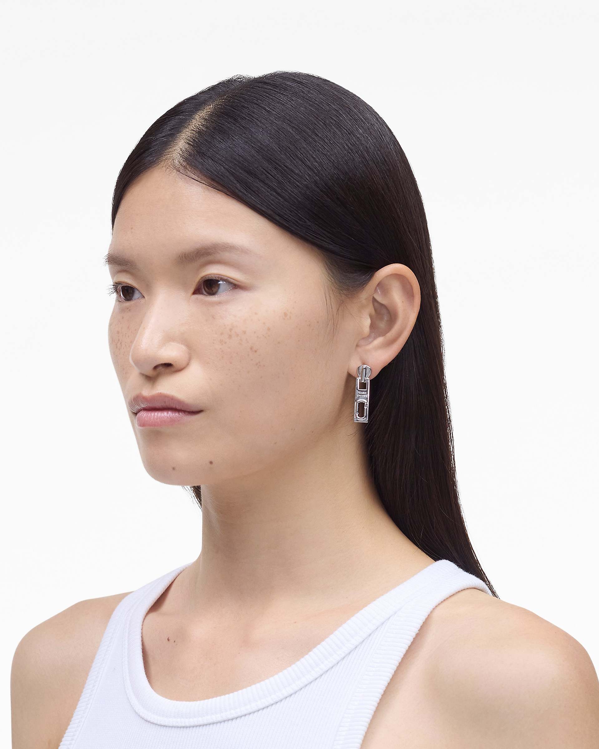 J Marc Zipper Earrings - Silver