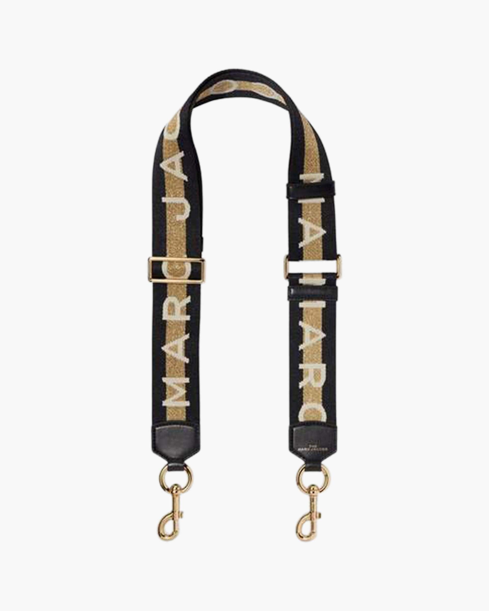 The Logo Webbing Strap - Gold Multi