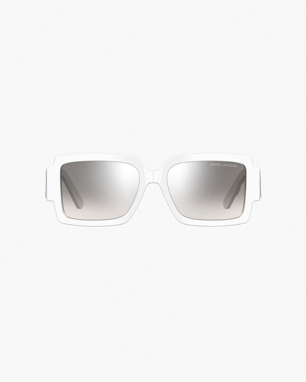 The Bold Logo Square Mirrored Sunglasses - White/Grey