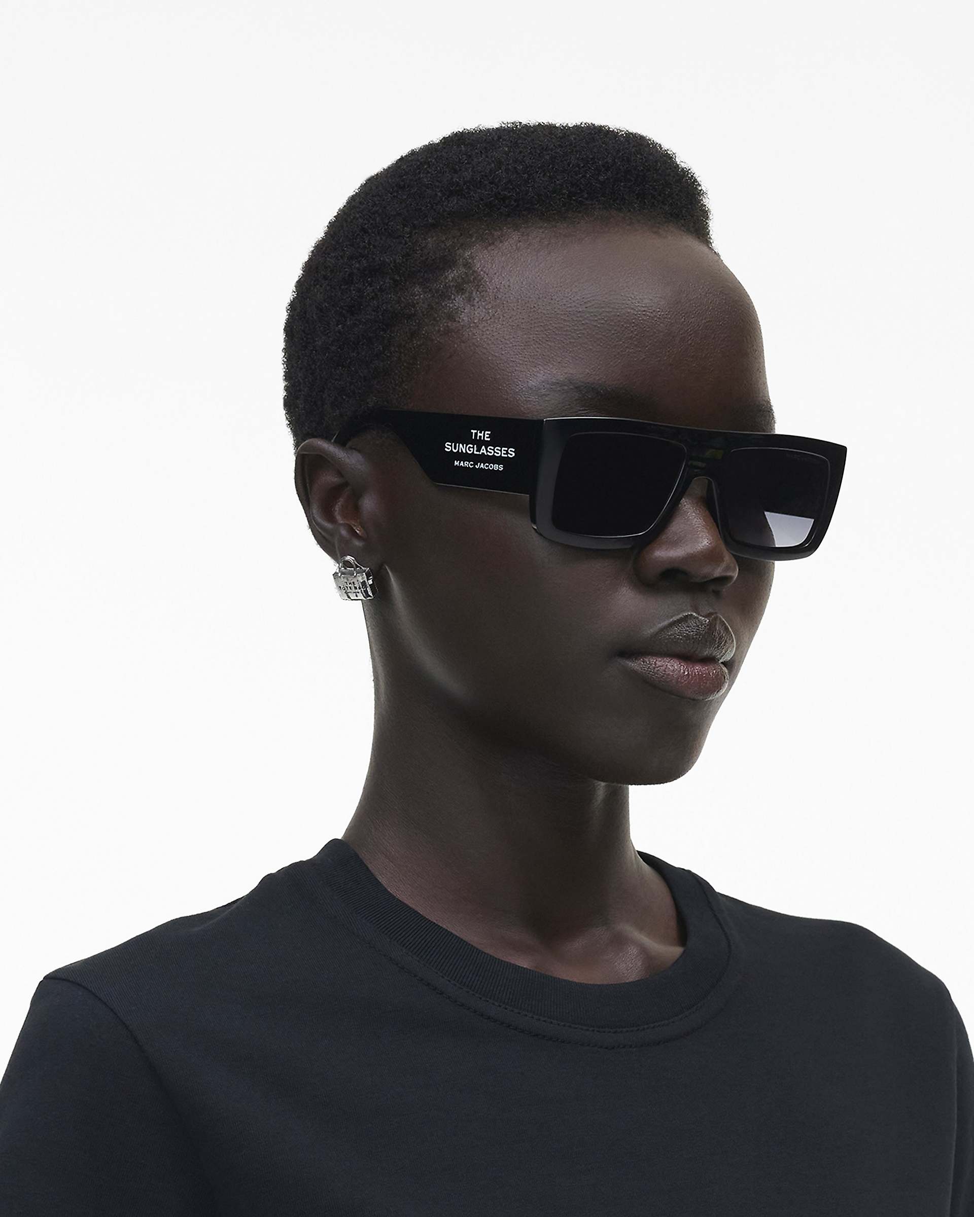 The Square Sunglasses - Black