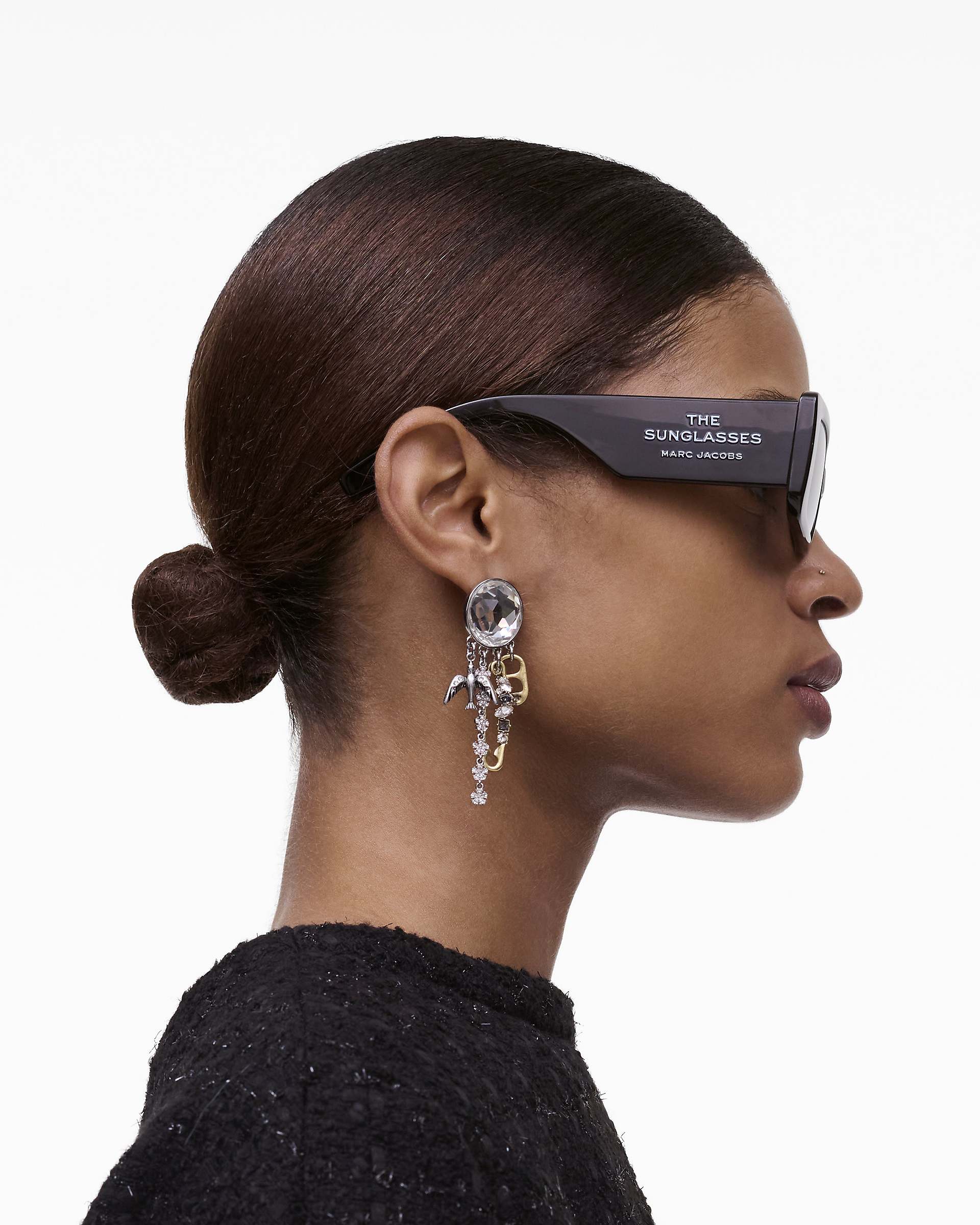 The Rectangle Sunglasses - Black