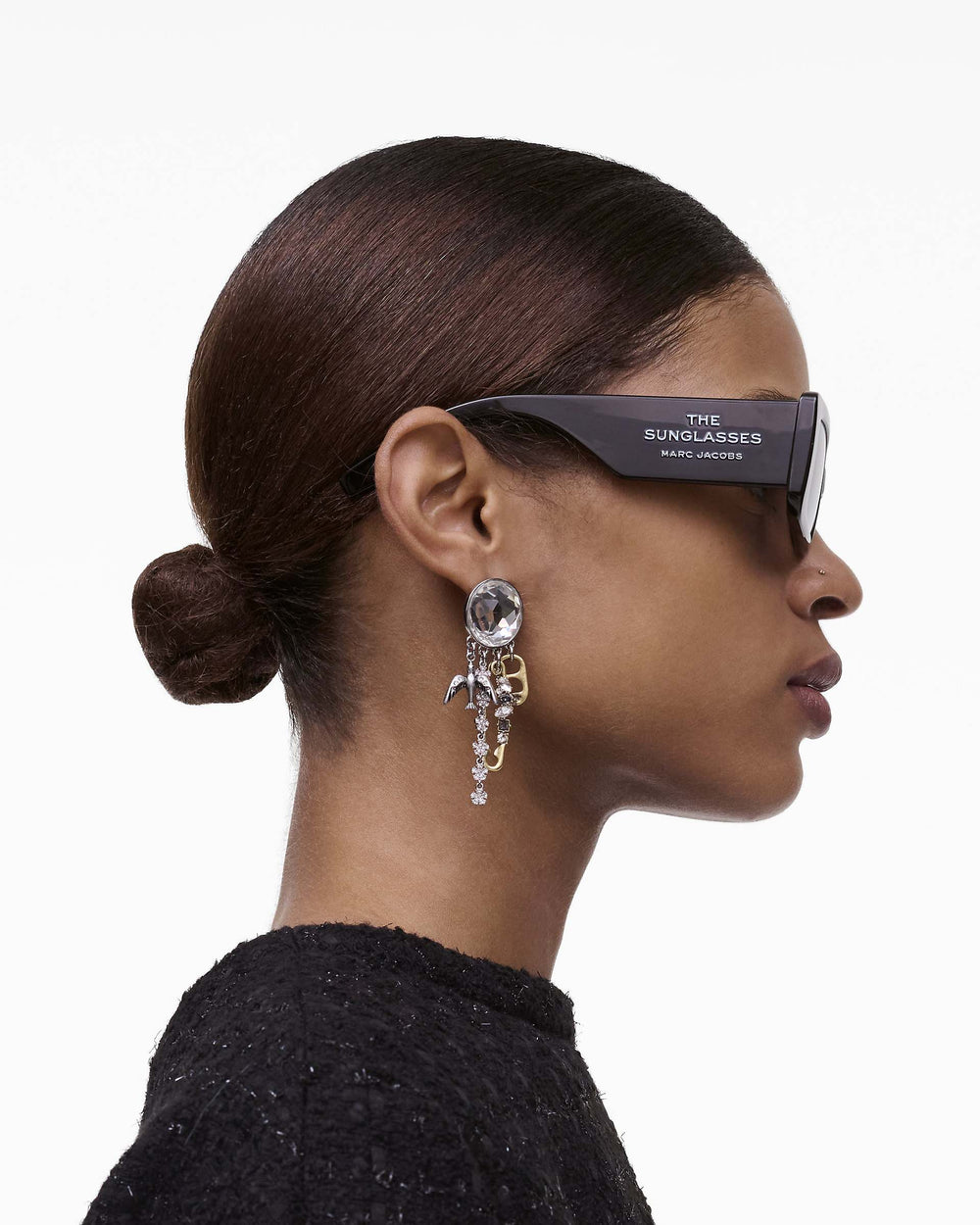 The Rectangle Sunglasses - Black