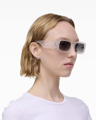 The Rectangle Sunglasses - Clear