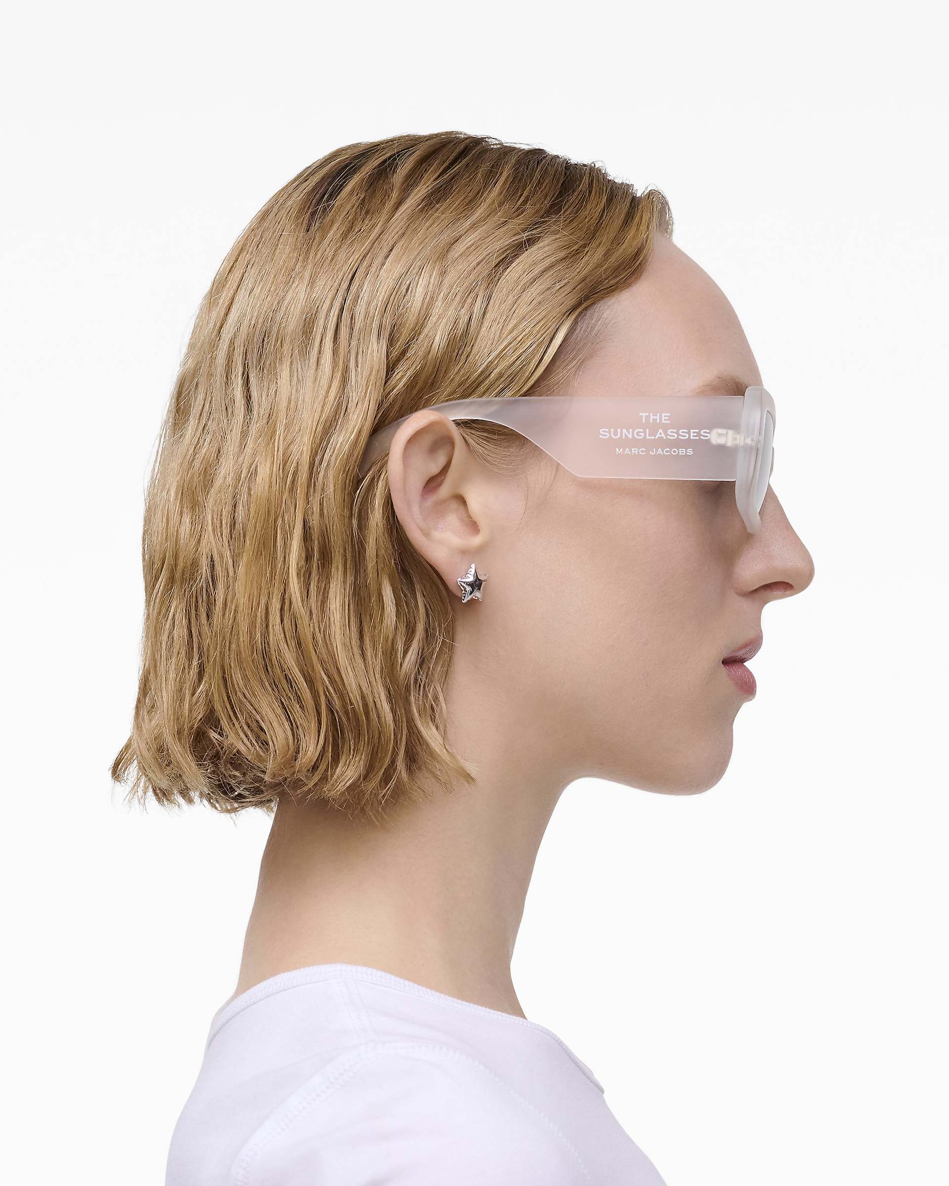 The Rectangle Sunglasses - Clear