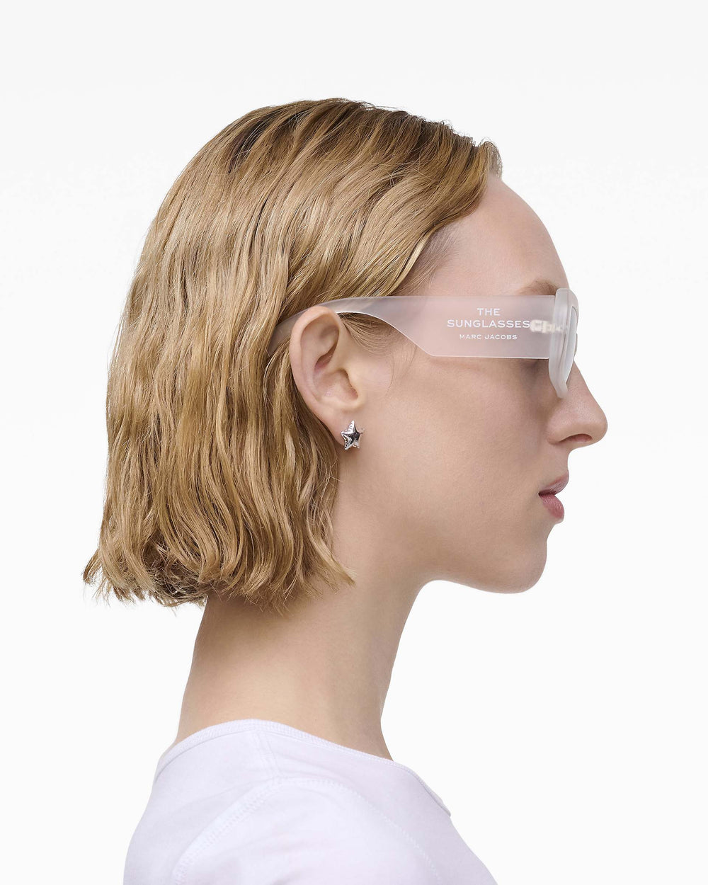 The Rectangle Sunglasses - Clear