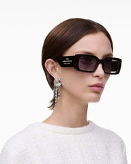 The Rectangle Sunglasses - Havana