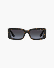 The Rectangle Sunglasses - Havana