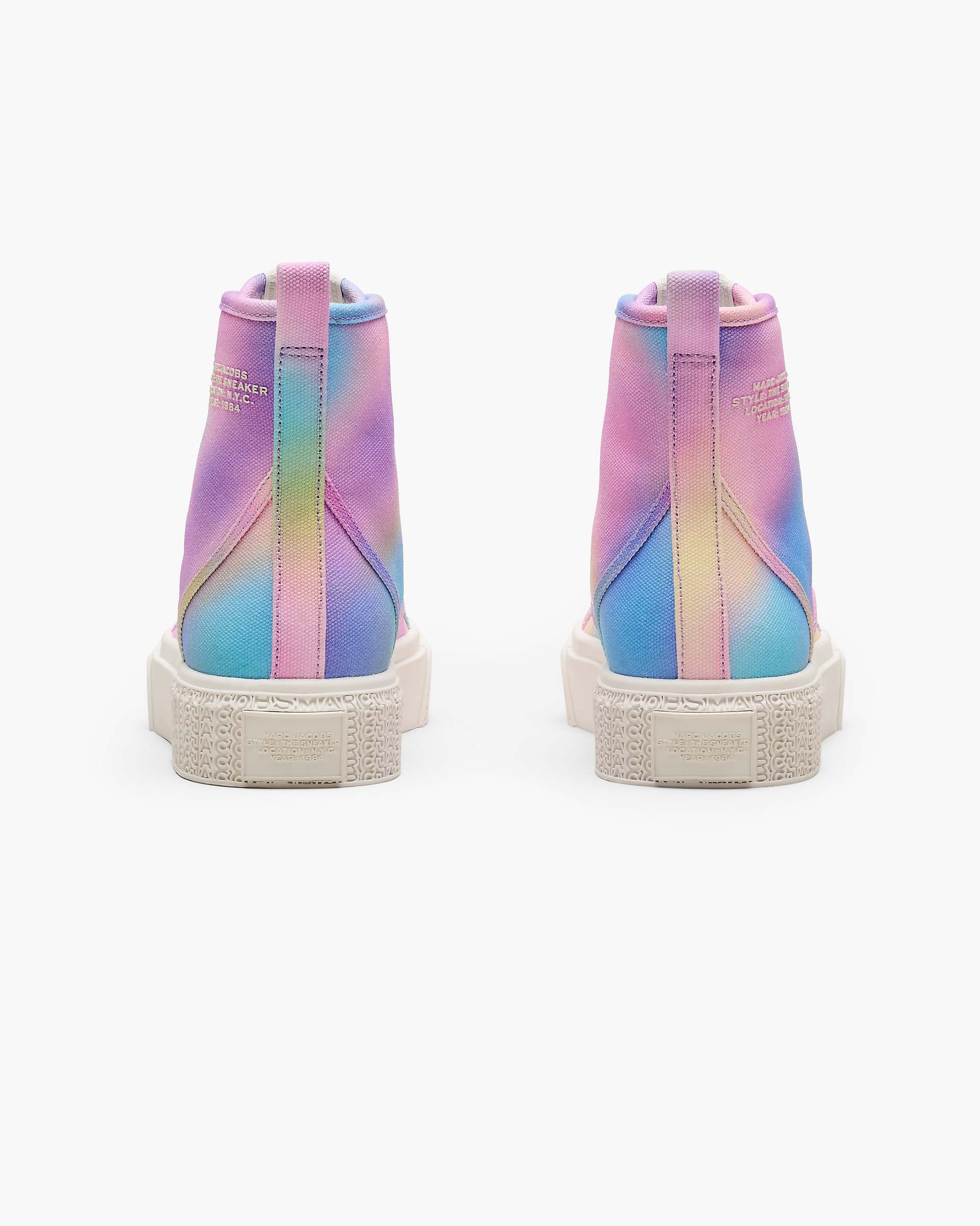 The Airbrush Canvas Sneaker - Blue Multi