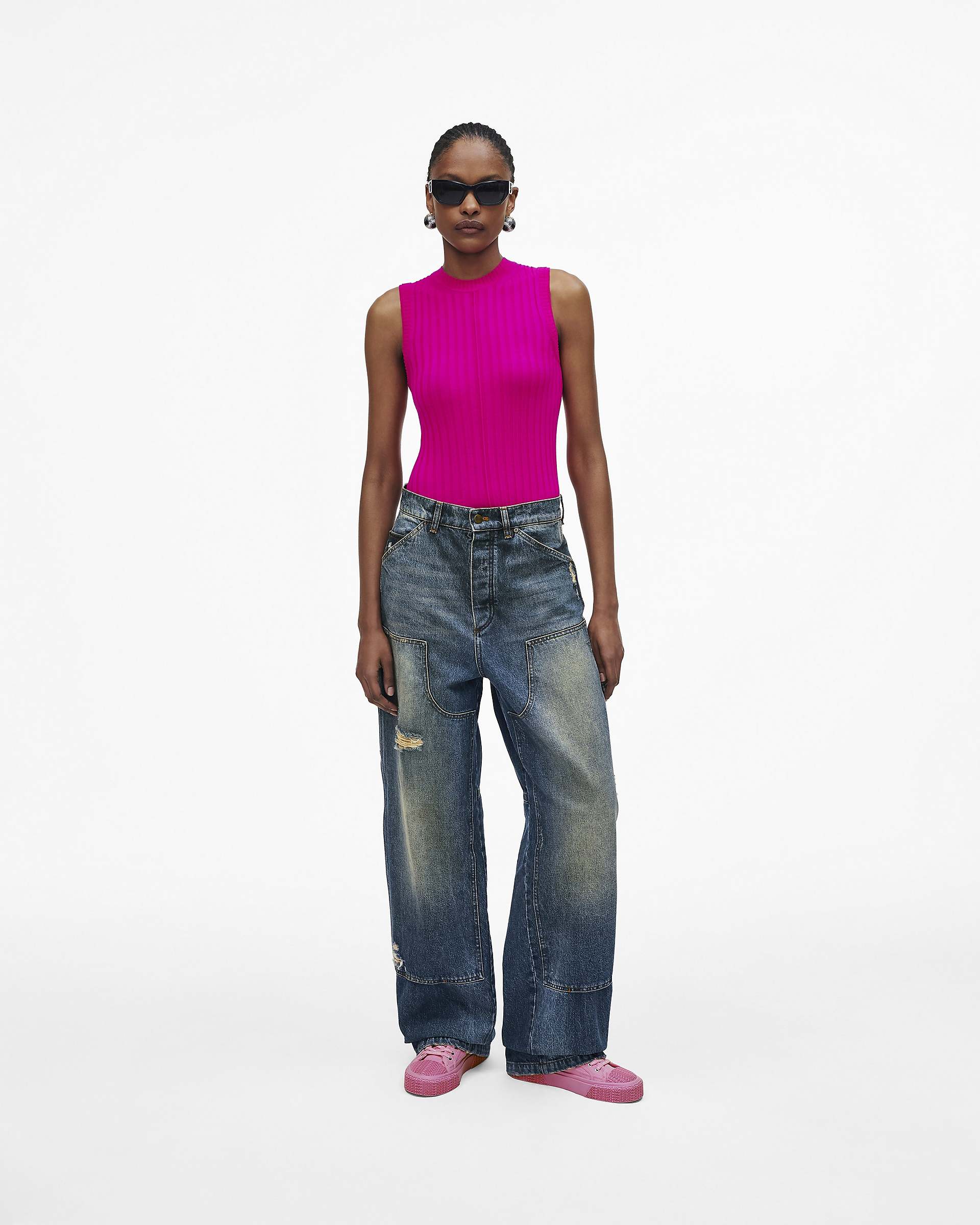 The High Top Sneaker - Petal Pink|Petal Pink