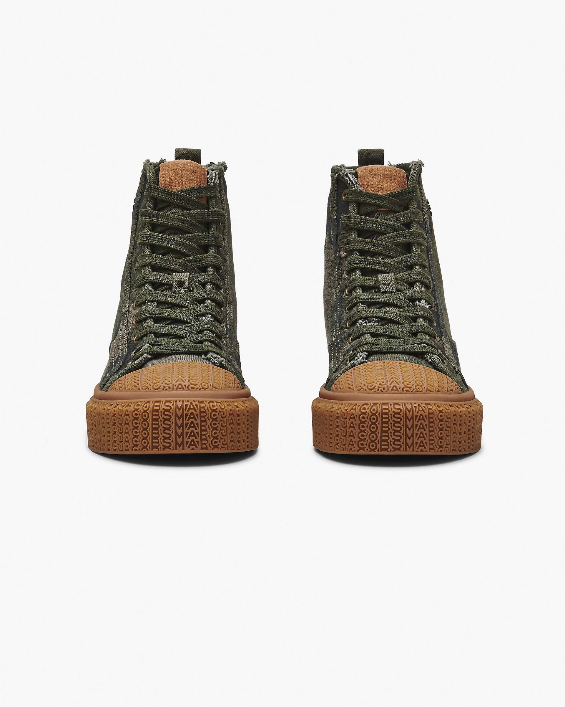 The Camo Jacquard High Top Sneaker - Camo Multi