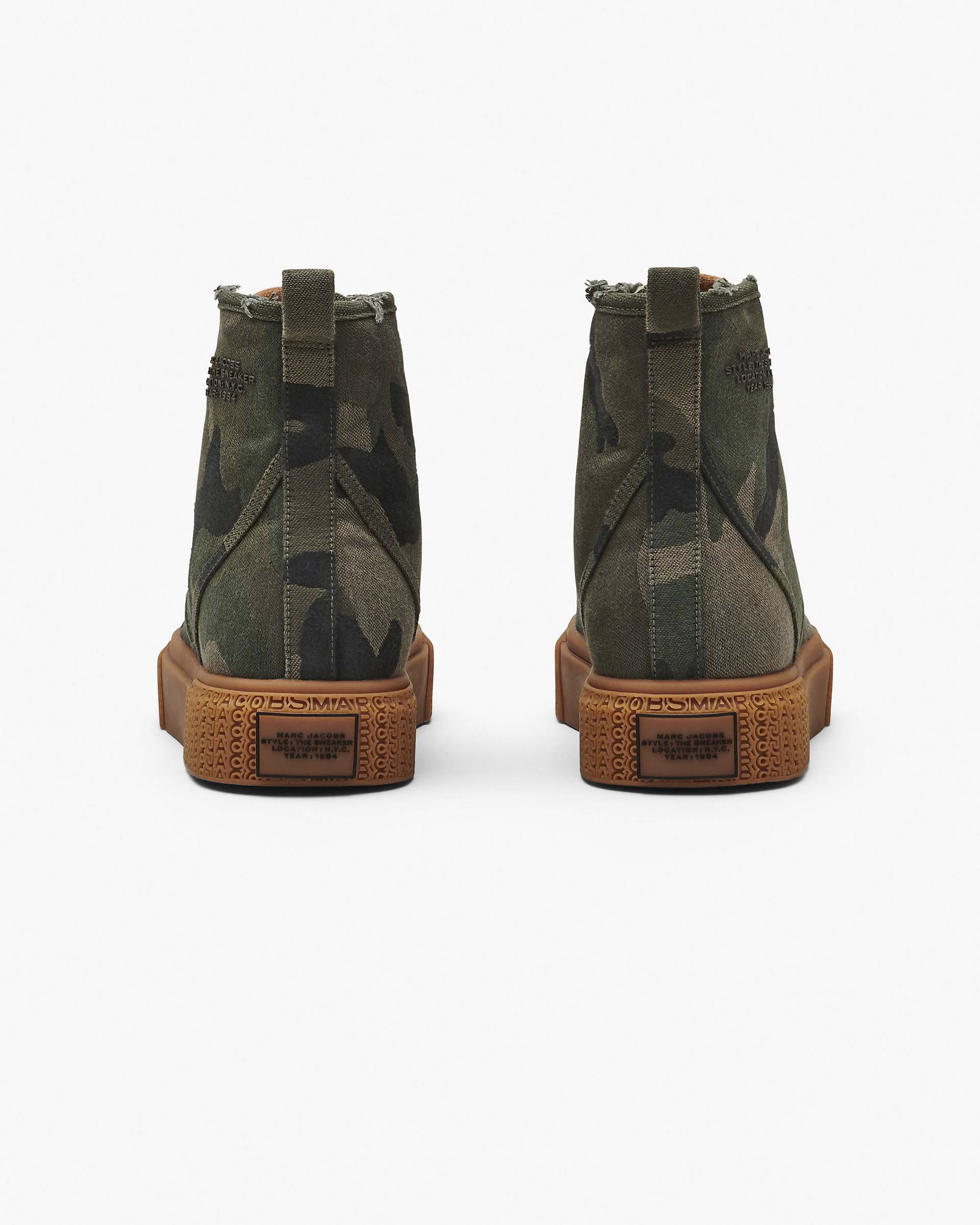 The Camo Jacquard High Top Sneaker - Camo Multi