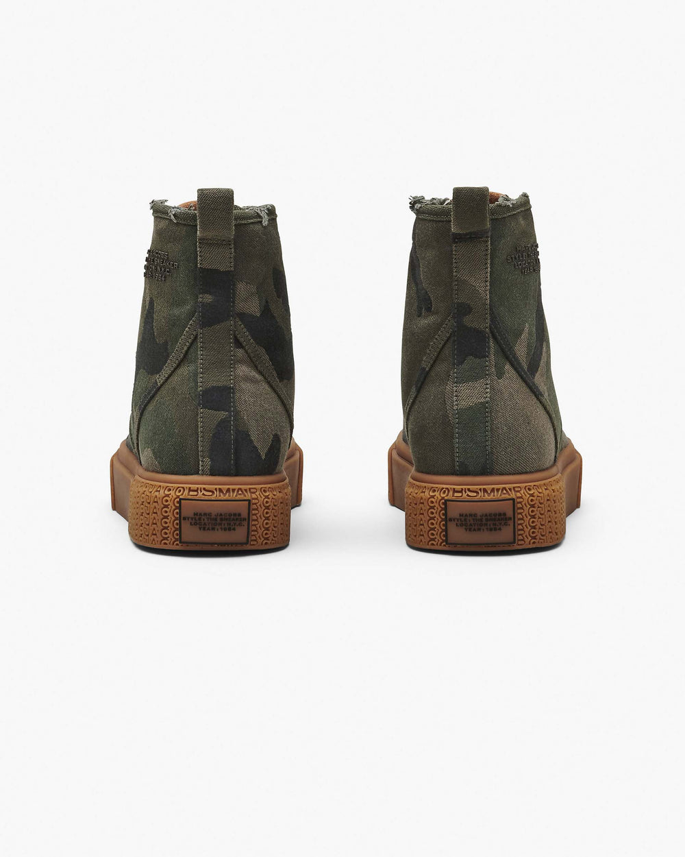 The Camo Jacquard High Top Sneaker - Camo Multi