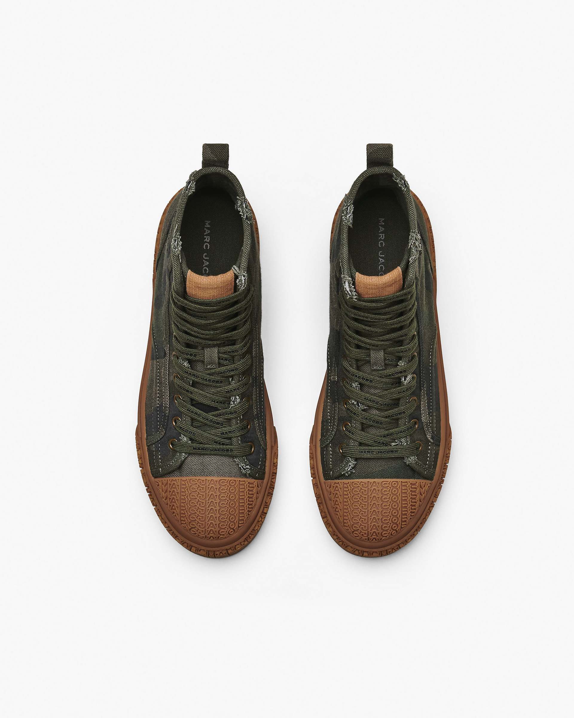 The Camo Jacquard High Top Sneaker - Camo Multi