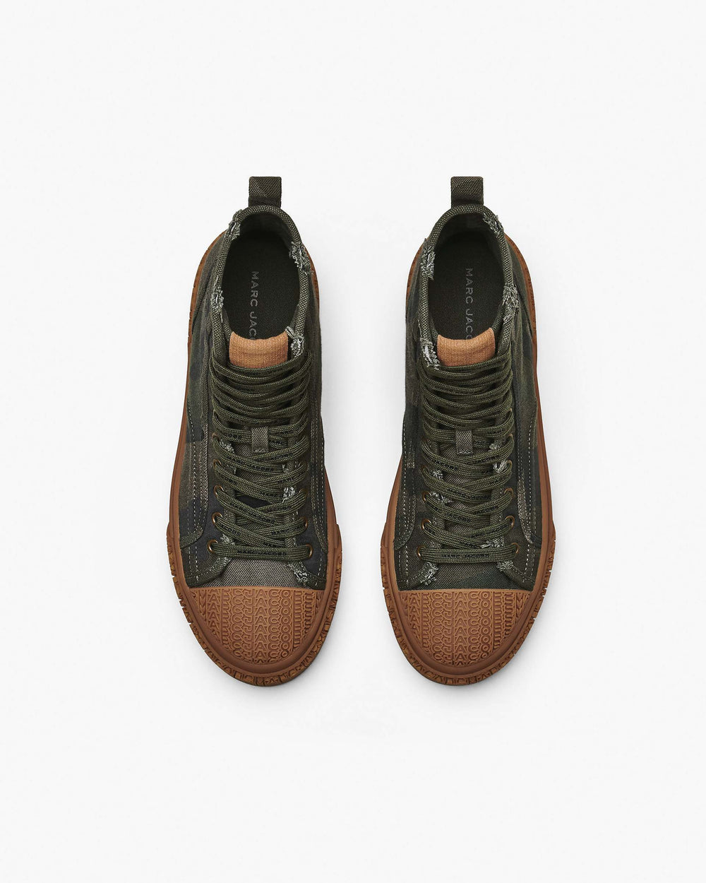 The Camo Jacquard High Top Sneaker - Camo Multi