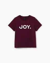 Joy. Slim Tee - Dark Plum