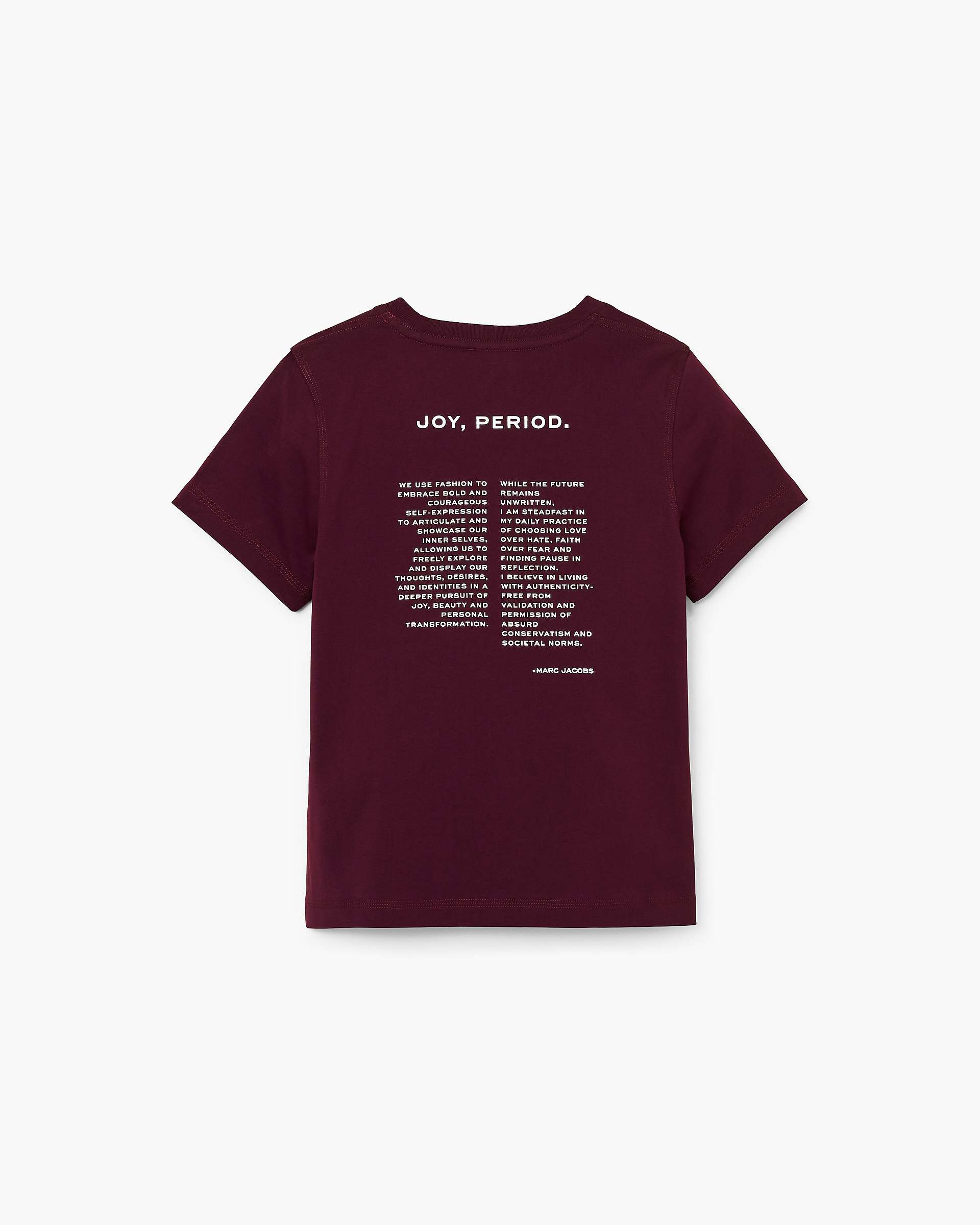 Joy. Slim Tee - Dark Plum