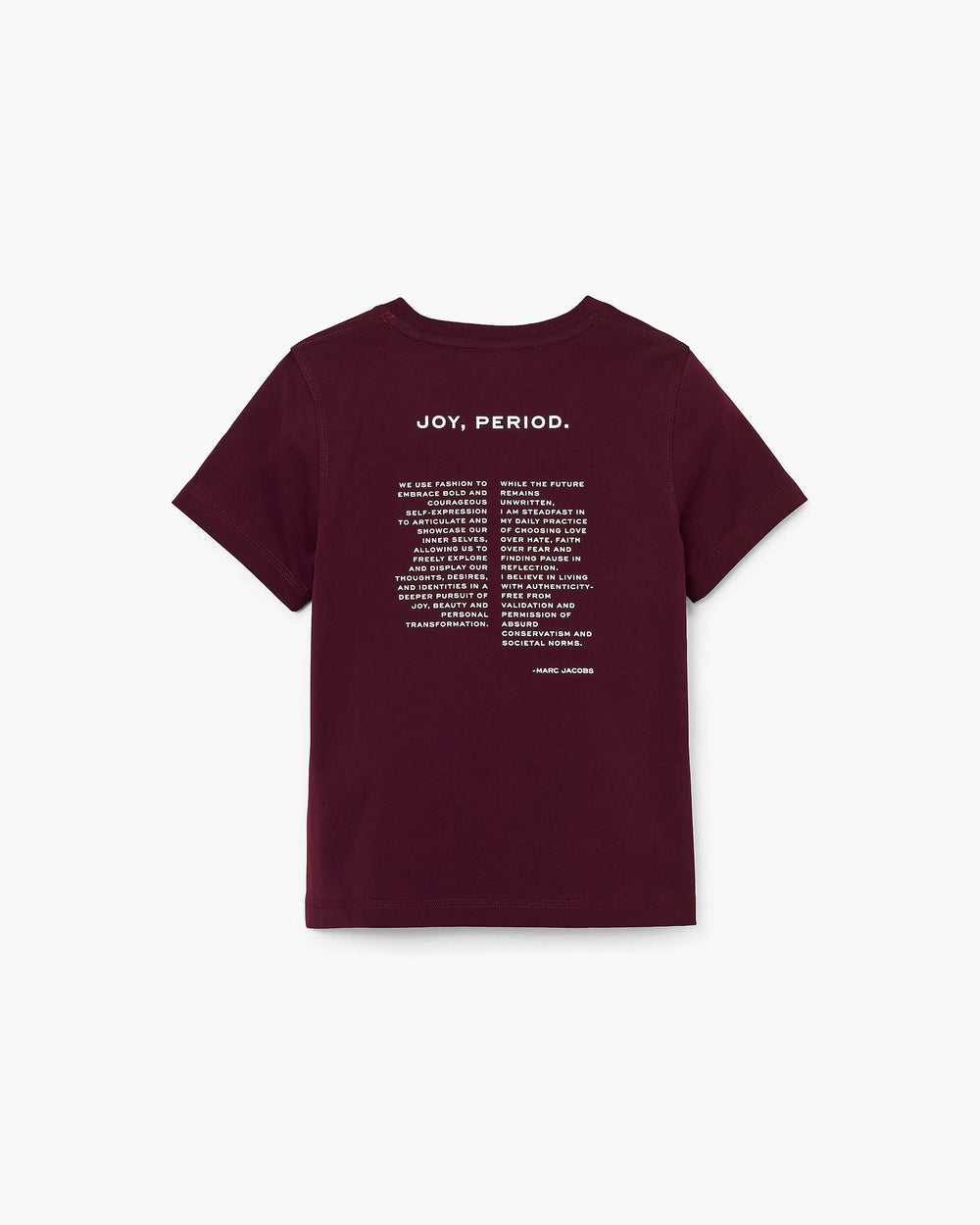 Joy. Slim Tee - Dark Plum
