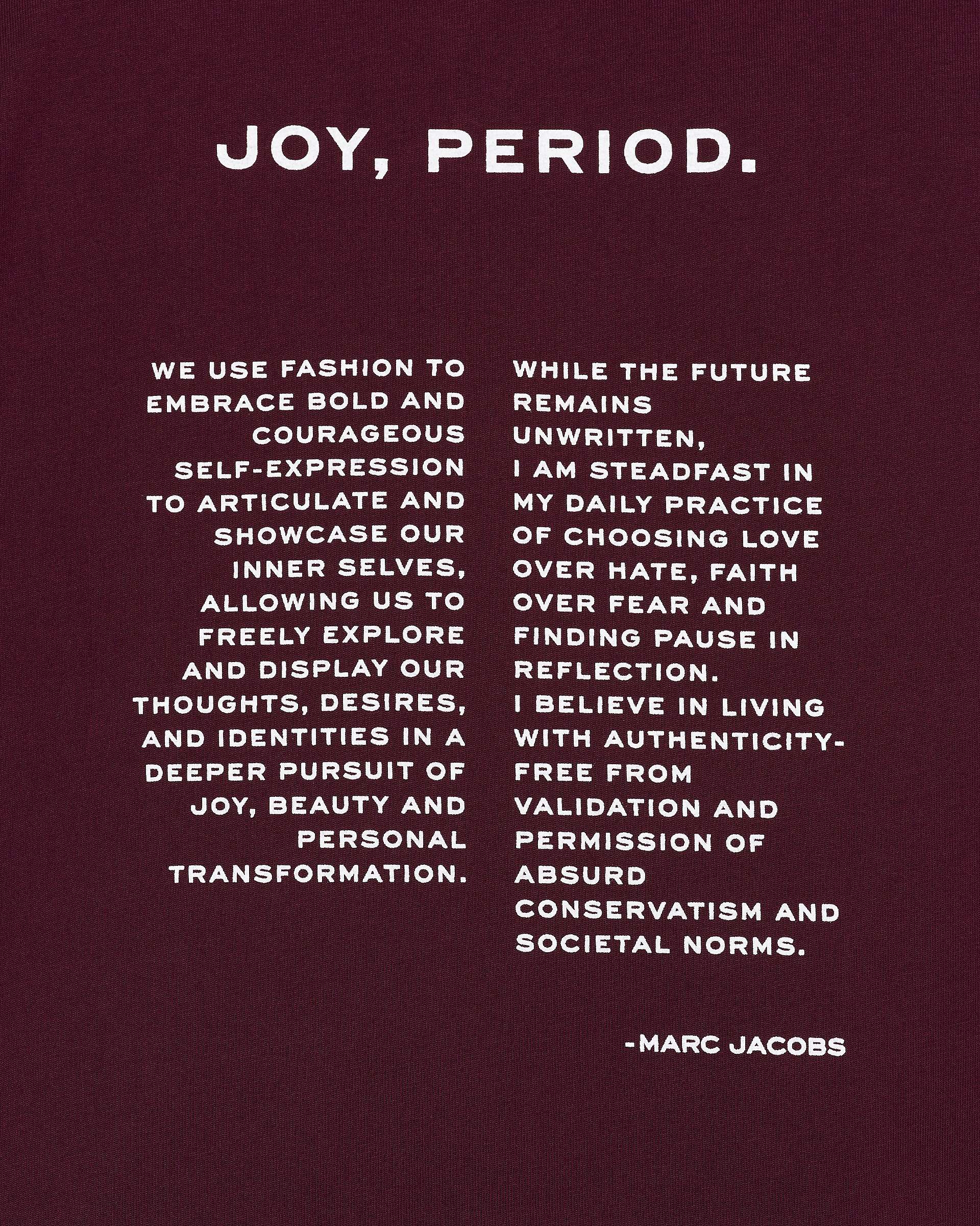 Joy. Slim Tee - Dark Plum