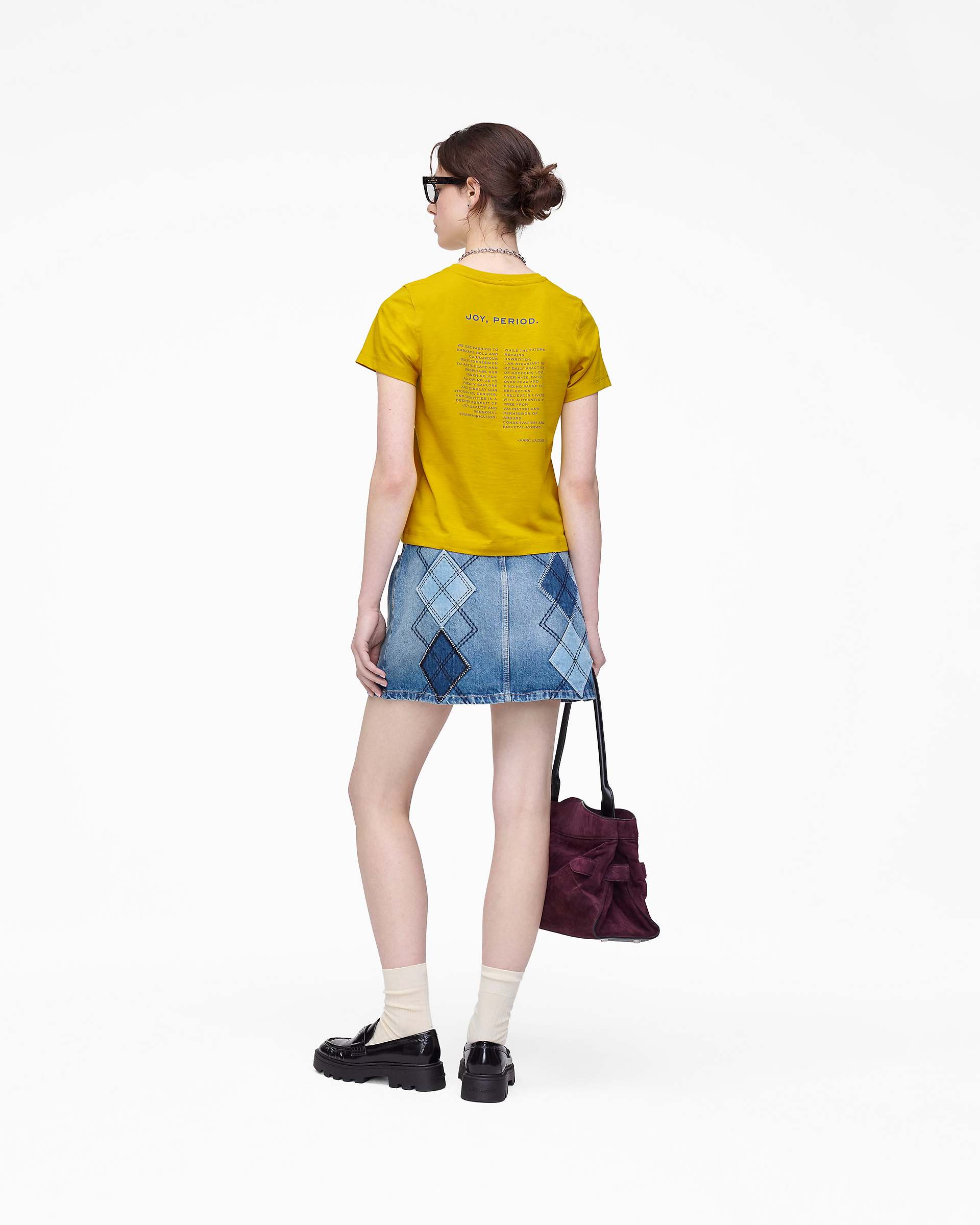 Joy. Slim Tee - Joy Yellow