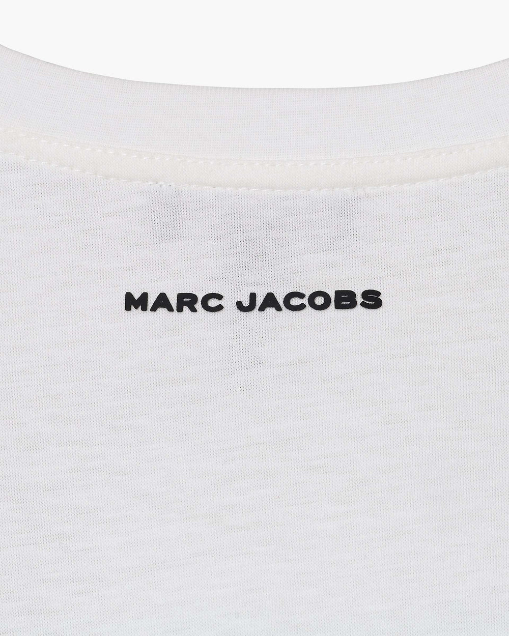 Trompe L'Oeil Eyelet Slim Tee - White Multi