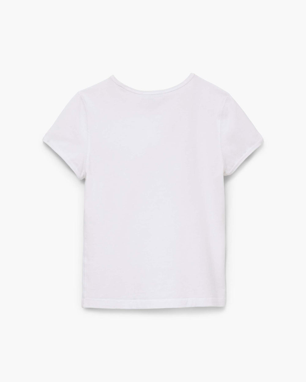 Charm Logo Shrunken Tee - White