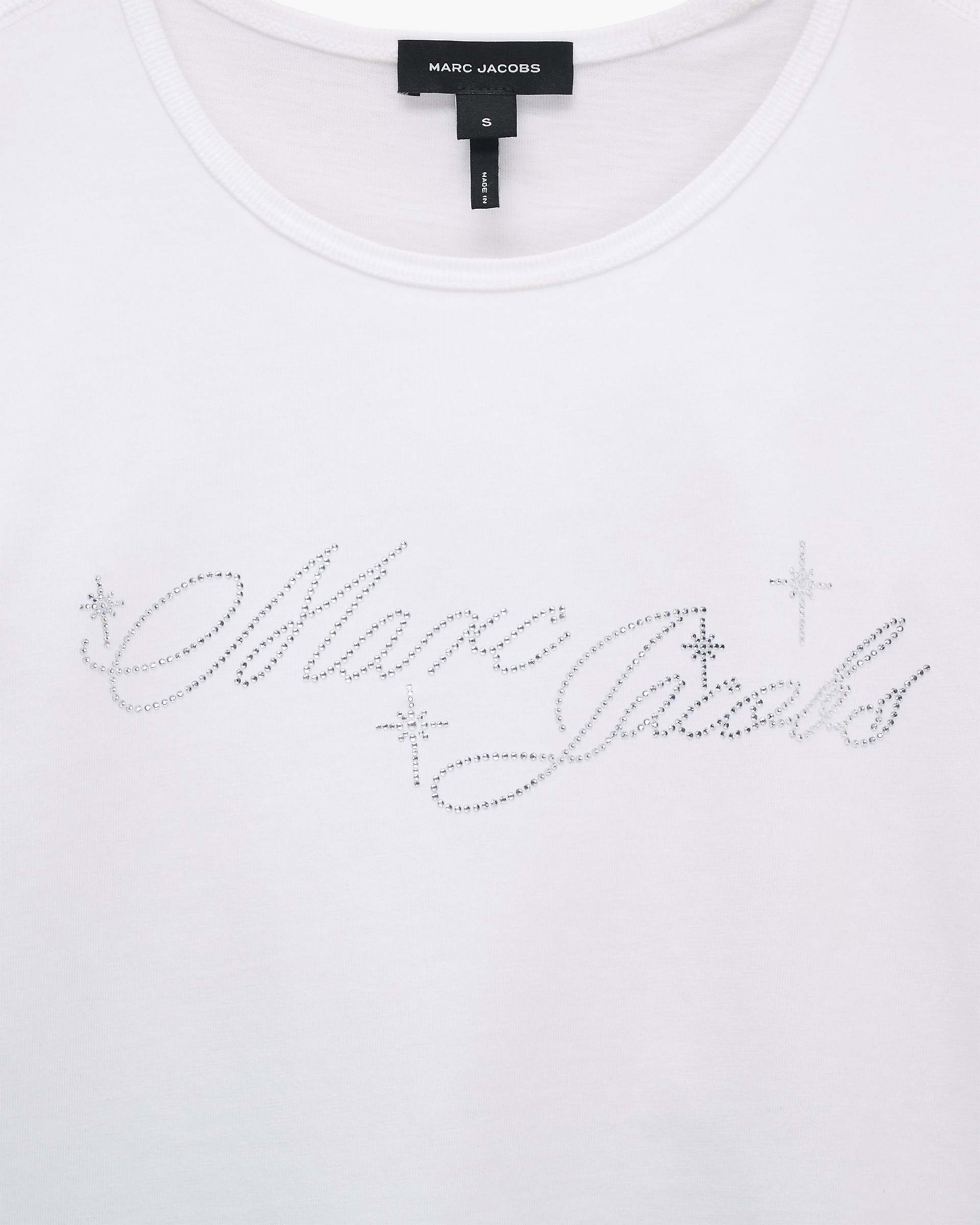 Charm Logo Shrunken Tee - White