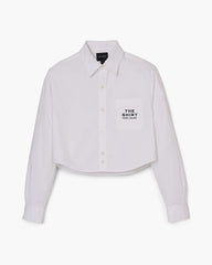 The Cropped Femme Shirt - White
