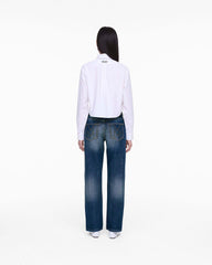 The Cropped Femme Shirt - White