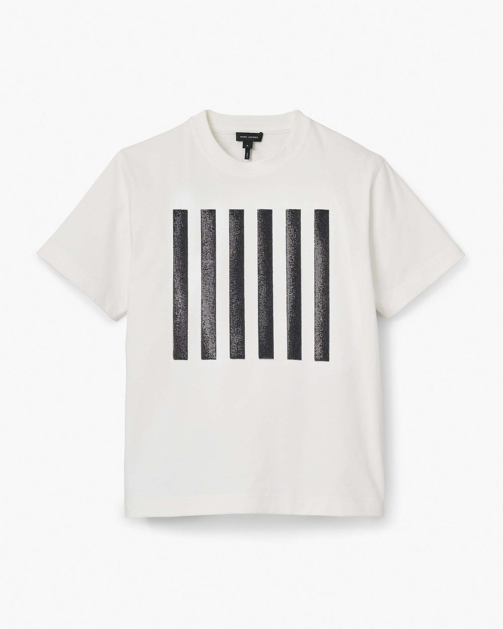The Stripe Box Tee - White